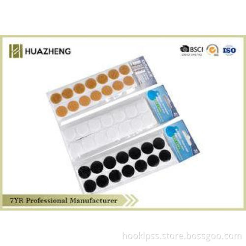 Durable High Strength Velcro Sticky Dots For Retail Packing